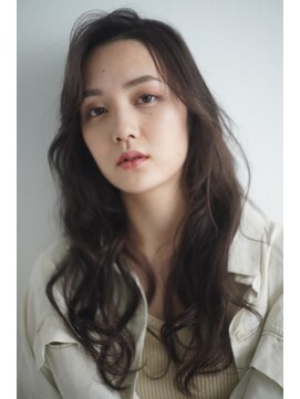 ソワン ドゥ ブレス エルネ 立花店(soin de brace elne) 小顔カットxウエーブダークアッシュ