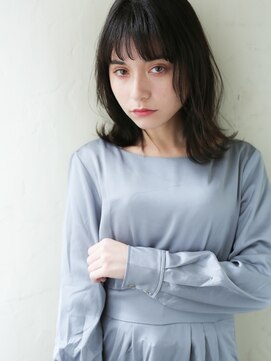 アイニティ(Inity) ☆Inity☆ネイビーカラー×抜け感外ハネボブ