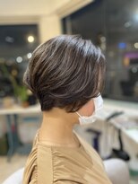 ロストシティ 横浜(LOST CITY)&nbsp;ハンサムショート×カーキベージュ