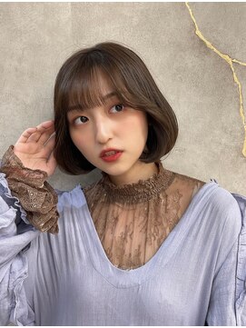ロンドアヴァントゥス 池袋(Lond aventus) ショコラベージュ韓国ミディアムボブ