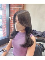 シェノン 梅田(CHAINON)&nbsp;小顔カット×グレージュカラー×レイヤーカット