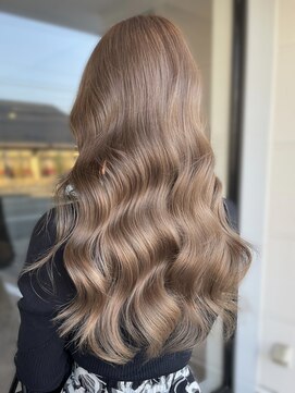 アース 菊名店(HAIR&MAKE EARTH) 透明感カラー★ダブルカラーブリーチミルクティーベージュ