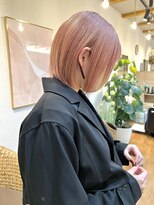 エン(en)&nbsp;ショート×ピンクベージュ