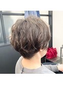 ショート×パーマ