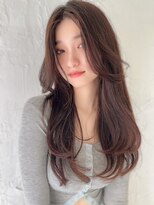 アンジェリカラボ 梅田店(ANGELICA LABO)&nbsp;女神ヘア×くびれレイヤー×ワンカール×天使バング【川又】