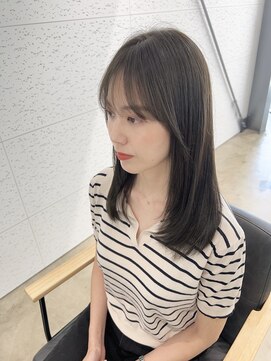 ビーヒアナウ N゜03 金沢駅西店(BE HERE NOW) 髪質改善カラー×オリーブグレージュ