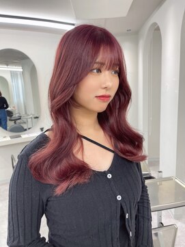 天神美容室 『福岡美容室/ayana』ケアブリーチで作る艶ハイトーン！