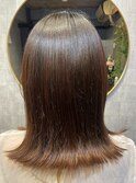 艶髪No. 1メニュー*髪質改善縮毛矯正+カット+トリートメント