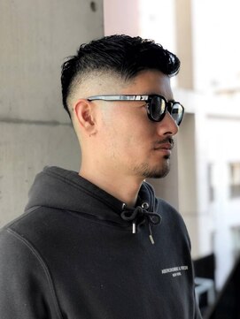 フラッグヘアー 博多駅前店(Flag HAIR) 短髪ツーブロック束感モテる黒髪