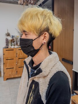 ノア(noa.) メンズブロンドカラー