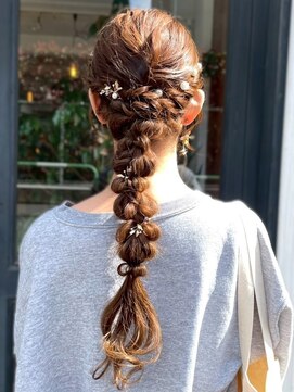 リコ 池袋東口店(Liko) 【Liko　池袋東口店】 編み下ろし ヘアアレンジ ヘアセット 20代