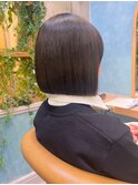 ミニウルフレイヤーカット顔周り前髪韓国ショートボブ/大宮