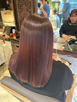 ヘアリゾート粋 ティガ 池袋店(tiga)&nbsp;艶髪ストレート/髪質改善/美髪ケア/ダメージレス/ローズブラウン