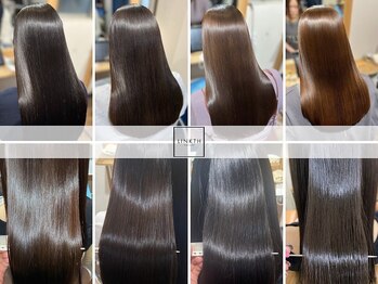 イルーム バイ リンクス 大宮(ILLUME by LINKTH)の写真/―縮毛矯正で憧れの艶髪へ―。柔らかく自然な仕上がりの縮毛矯正で、思わず触れたくなるような仕上がりに♪