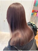 ピンクオレンジブラウン/上品/髪質改善/艶【SYUK高円寺】kanna