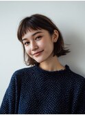 赤羽駅オリーブグレーココアベージュ小顔