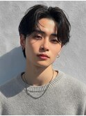 men's/メンズカット/刈り上げセンターパート/ニュアンスパーマ