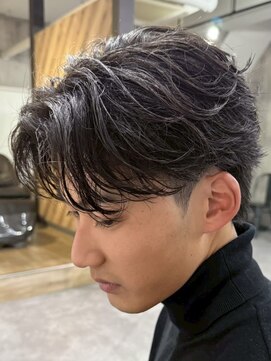 ビカムメンズヘアー 栄店(become men's hair) フェザーパーマ/フェザーショート/ニュアンスフェザー
