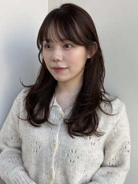 ラフ フロム ガーデン(Laf from GARDEN) ミディアム/レイヤーカット/顔周りカット/透明感カラー