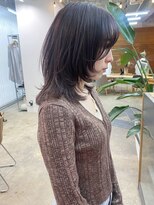 モーブ(MAUVE) 【HANAE】ウルフなミディアムレイヤー