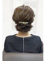 ヘアーカッティングガーデン ジャック モアザン 松山店&nbsp;気品漂う艶シニヨン