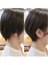 襟足が立っていてショートを諦めていた方。美しく収まる、悩みを自信に変えるコンプレックス解放ショート