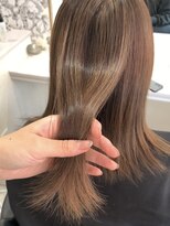 ドクターズサロン レラパール&nbsp;髪質改善/縮毛矯正/イエローベージュ/オレンジベージュ/艶感