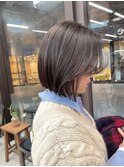 似合わせカット ボブヘア 縮毛矯正 ミニボブ 切りっぱなしボブ