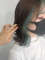 ゲーム 吉祥寺店(GAME)&nbsp;インナーカラーイヤリングカラーダブルカラーベージュカラー韓国