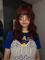 エルメ クラマエ(Elme) レイヤーカット オレンジブラウン