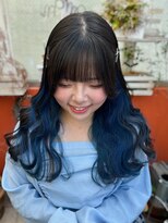 モモ(momo) 人気インナーカラー/イヤリングカラー