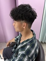 アヴァンス 難波店(AVANCE.)&nbsp;【松元担当】刈り上げツーブロ×バロックパーマ