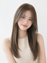 アンフィドットドゥルドゥ(AnFye.dueldo)&nbsp;髪質改善縮毛矯正×白髪ぼかしで艶髪に変身♪