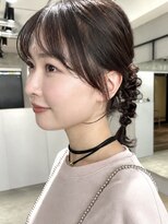 シンス 銀座(since)&nbsp;顔周りカット/ヘアセット/ヘアアレンジ/編み下ろしアレンジ