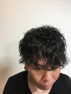 バーバーヘアーウォール(barber hair WALL) ランダムウエーブ