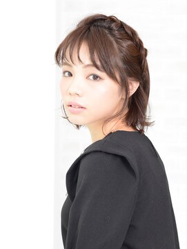 アース 高円寺店(HAIR & MAKE EARTH) カチューシャ風編み込みアレンジ