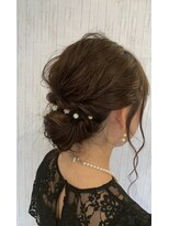 カペリベラ CapelliBella 香里園店 結婚式お呼ばれヘア☆シニヨンスタイル