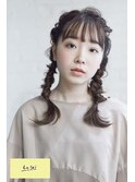 表参道駅/青山 大人ツイン編み込みアレンジ 辻幸奈