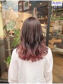 ピンクグラデーション♪