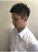 サイドグラデーションビジネスショート