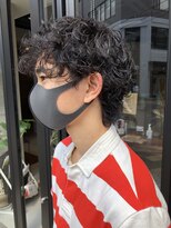 ヘアー アイス ルーチェ(HAIR ICI LUCE)&nbsp;スパイラルパーマ　メンズパーマ　ウルフパーマ　担当中西