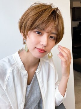 スタートウキョウ 渋谷(STAR TOKYO) ★30代40代50代/ハンサムショートパーマ/小顔/マロンベージュ