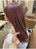 ◇ 周りが振り返る☆濃厚ピンクで惹かれる髪へ