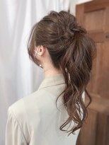 スイート ヘアデザイン(Suite HAIR DESIGN)&nbsp;《ヘアアレンジ》ポニーテール ゆるふわ