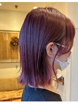 ヘアー テクニカ(hair Technica)&nbsp;広瀬オススメ「柔らかピンクのWカラー♪」