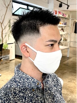 ザ オーダー(THE ORDER) スキンフェードショートスパイキーショートメンズパーマ