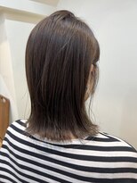 ランドバイハバナ 浅草(LAND by HAVANA)&nbsp;ココアベージュ/ぱつっと切りっぱなし      stylist  松風　コウ