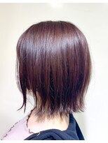 アズール 草加(azule)&nbsp;外ハネ　切りっぱなしボブ