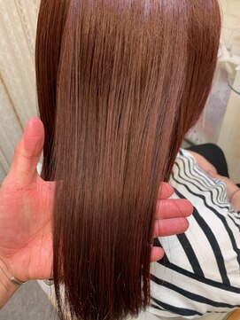 ロマンヤカタ ファース(ROMAN YAKATA fars) 髪質改善　うるさら　艶髪　艶ブラウンカラー＠田代8/23