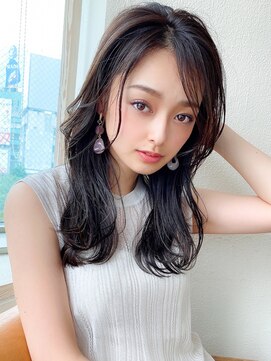 アフロート ディル(AFLOAT D'L) 大人可愛い くびレイヤー 2wayバング  グレージュ エモージュ